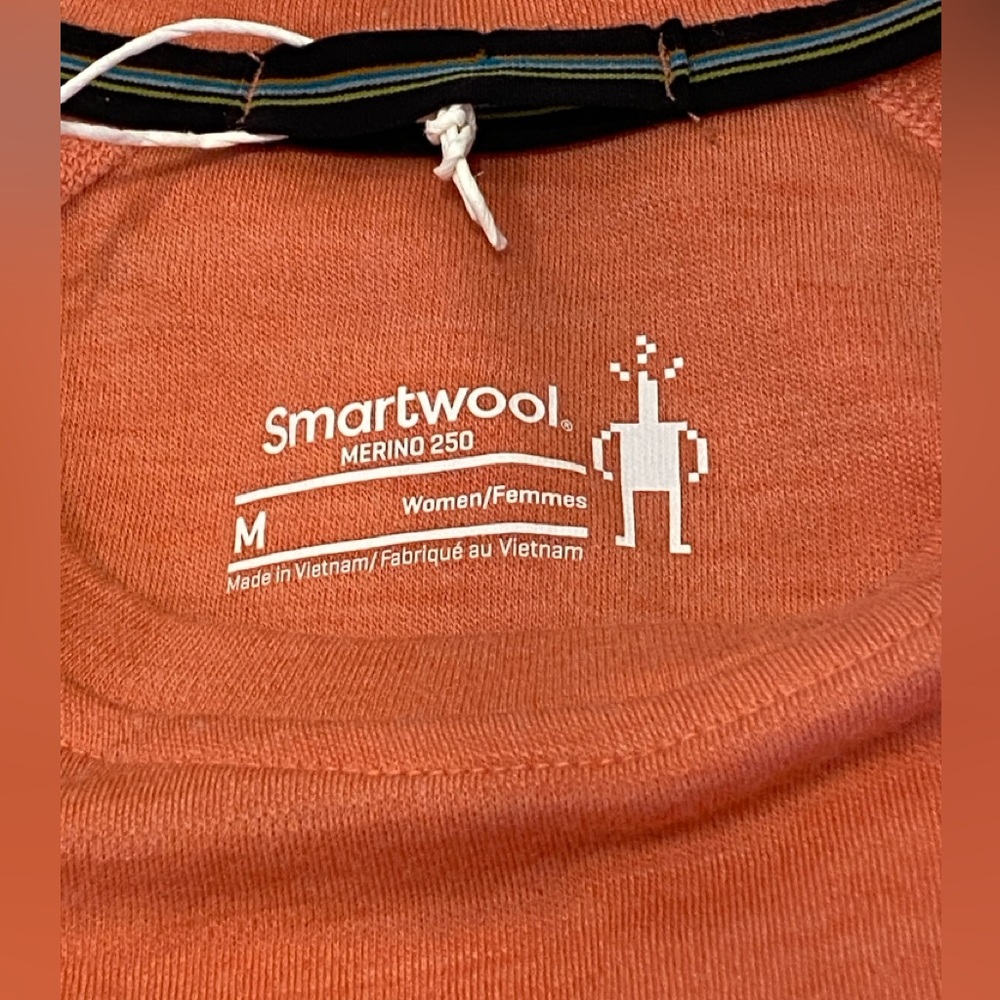 Smartwool sunset coral Women's Classic All-Season Merino Base Layer Long Sleeve - Picture 10 of 13